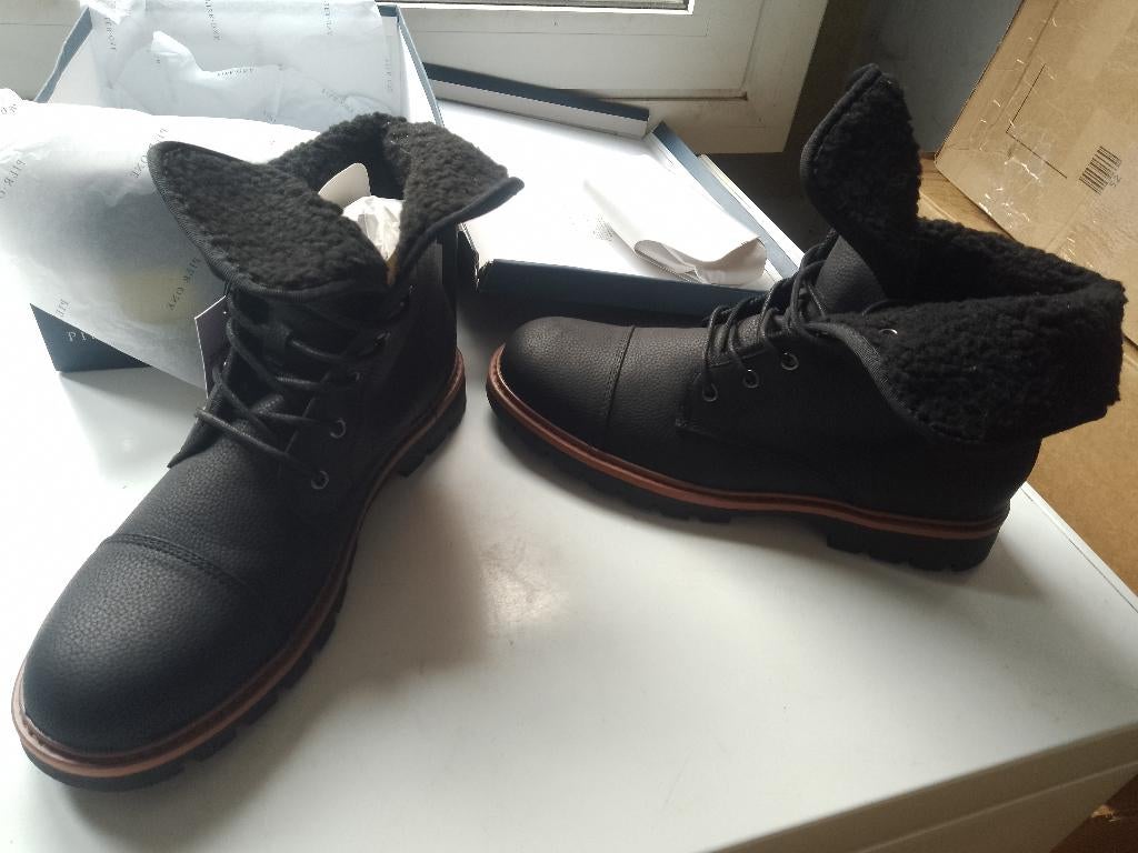 nieuw 45 bottines warm gevoerd pier one in doos(50€), Kleding | Heren, Schoenen, Verzenden, Boots, Nieuw, Pier One