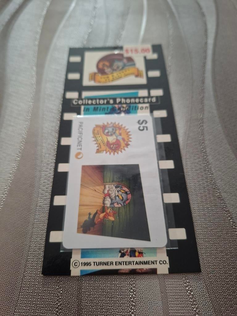 Tom en jerry karton telefoonkaart, Enlèvement