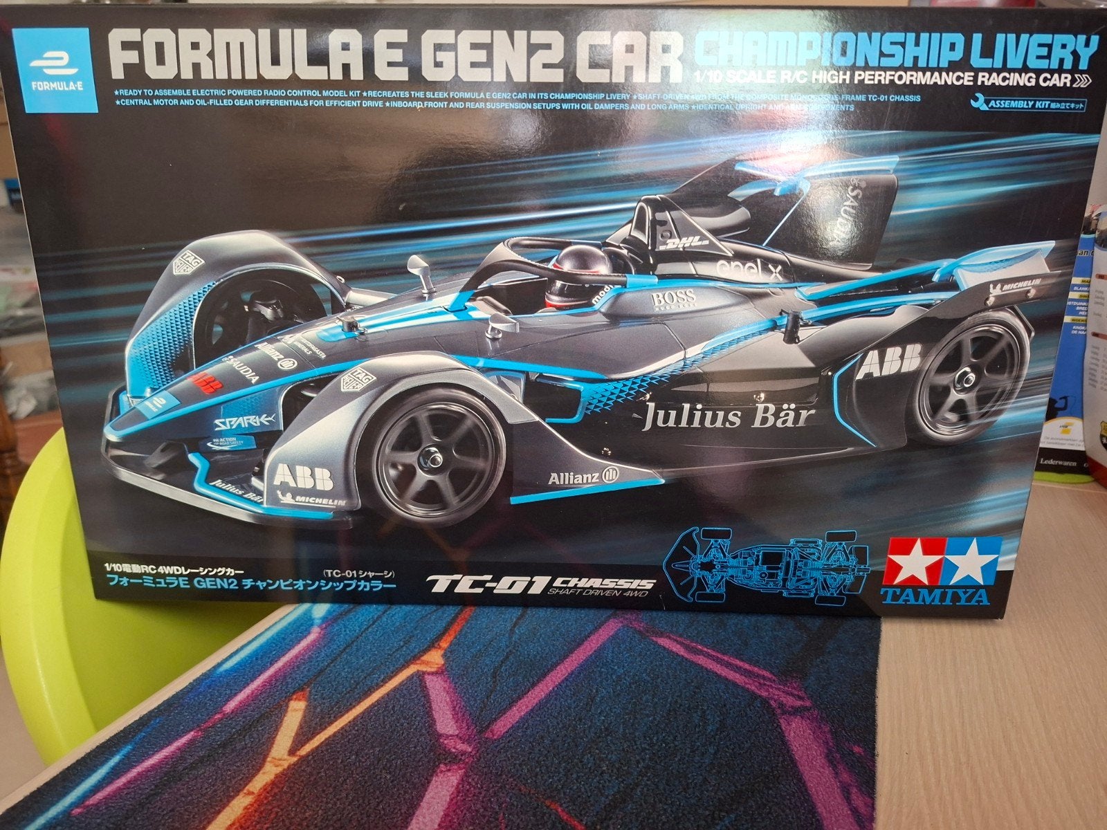 Splinternieuwe TC-01 FORMULA E GEN2 CAR, Elektro, Nieuw, Ophalen of Verzenden, Schaal 1:10