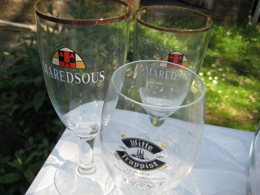 collectie bierglazen, Verzamelen, Ophalen, Zo goed als nieuw, Bierglas