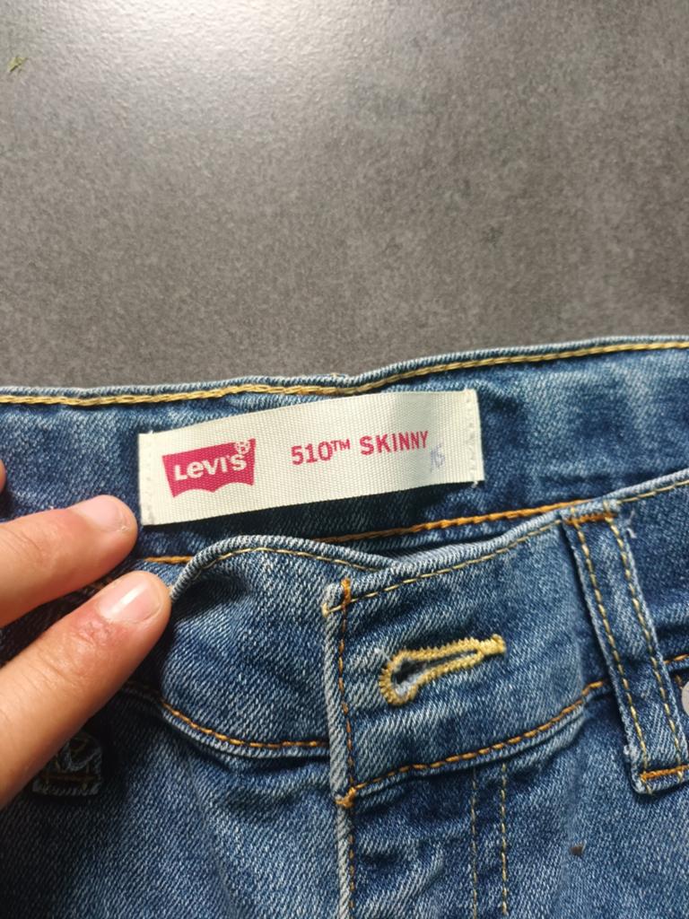 Jean Levi's femme '510' skinny taille 14 ans état neuf, Comme neuf, Bleu, Levi's, Autres tailles de jeans