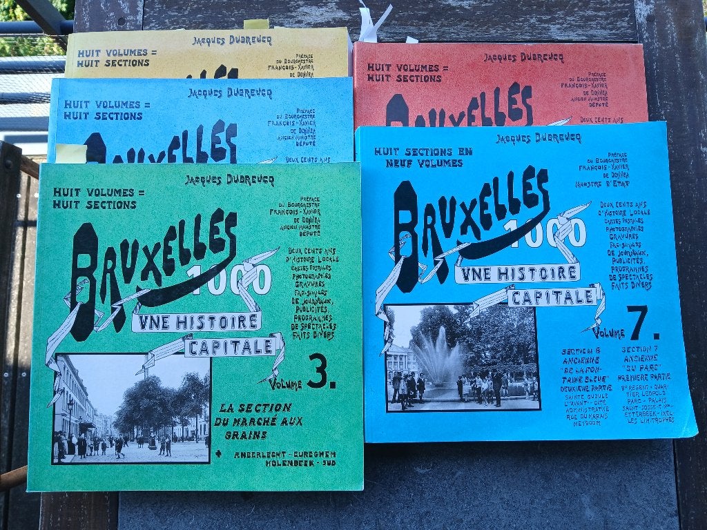 5 livres "Bruxelles, une histoire capitale" Jacques Dubreucq, Livres, Enlèvement, Comme neuf