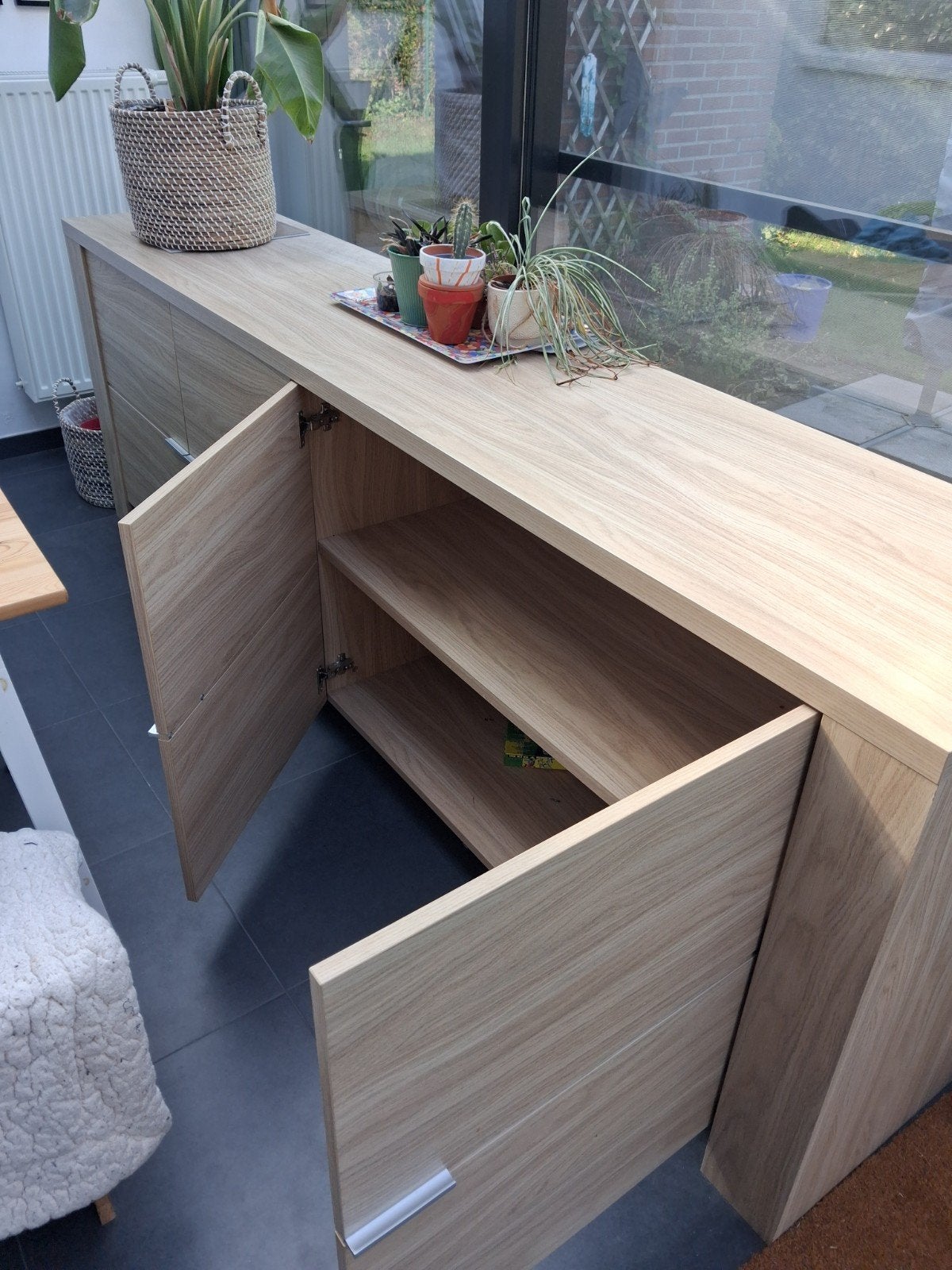 Dressoir, Huis en Inrichting, Ophalen, 200 cm of meer, 25 tot 50 cm, Overige houtsoorten