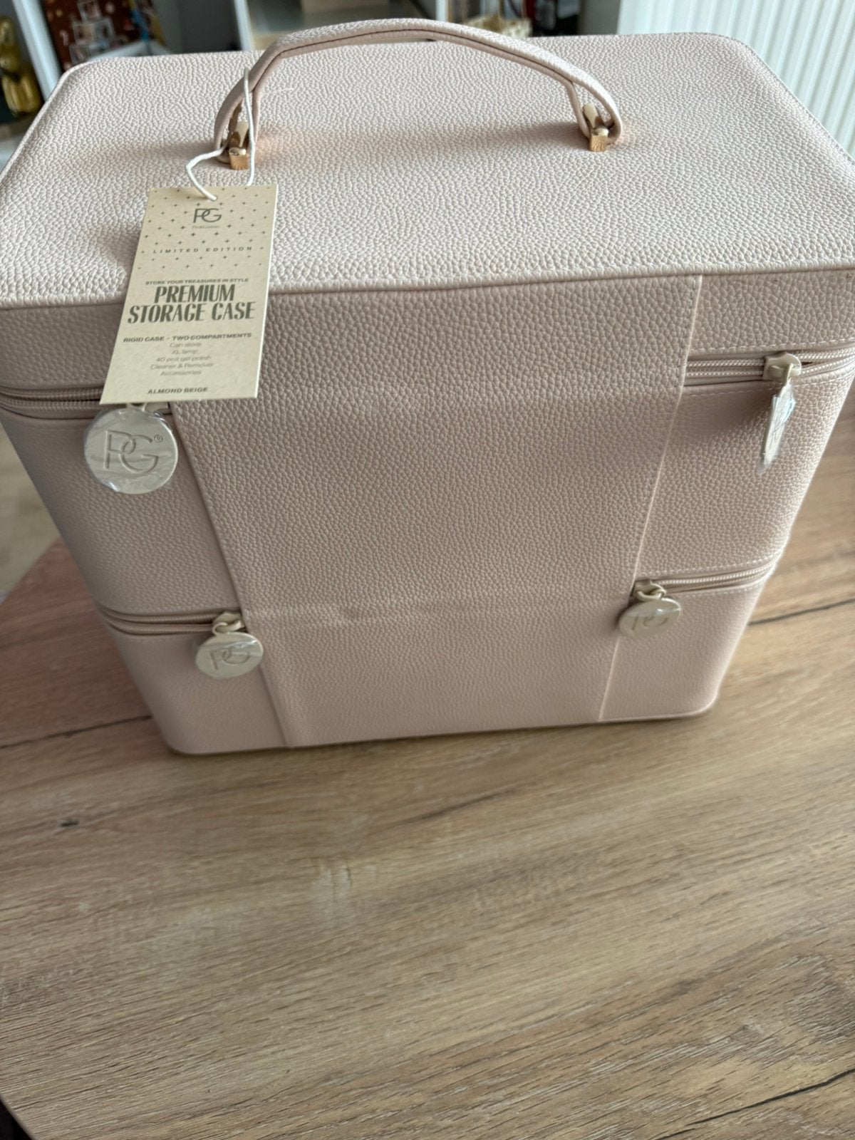 Pink gellac opbergtas(nieuw), Ophalen, Nieuw, Roze, Hardcase