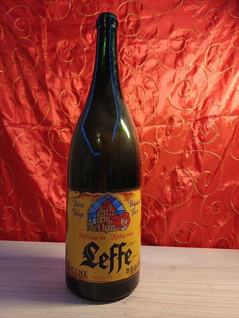 Grande Bouteille Vide Leffe Brune 3 Litres (Jéroboam ), Envoi, Comme neuf, Bouteille(s), Leffe