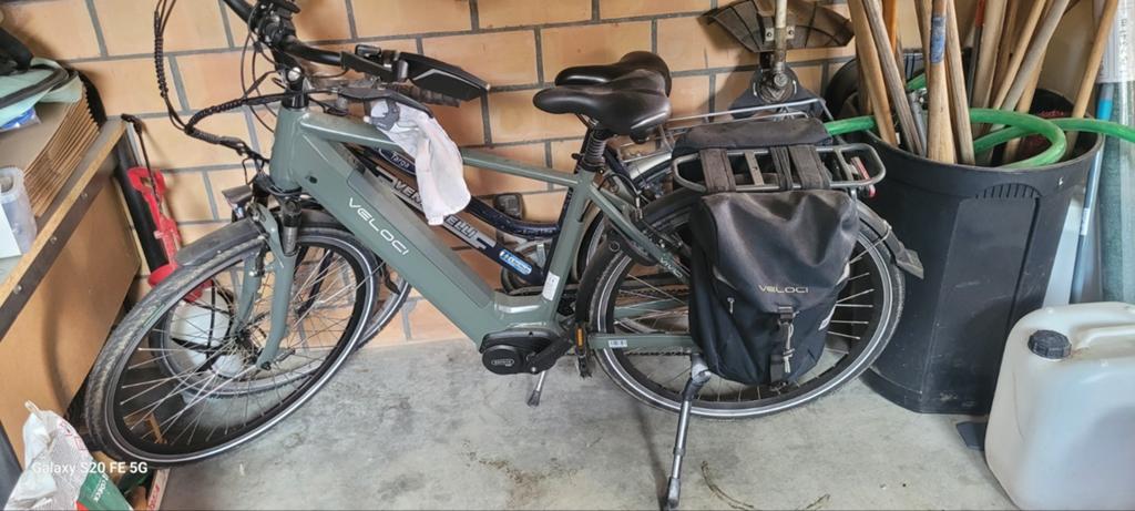 Elektrische fiets Veloci Vivid, Ophalen, Velgrem, Versnellingen, Zo goed als nieuw