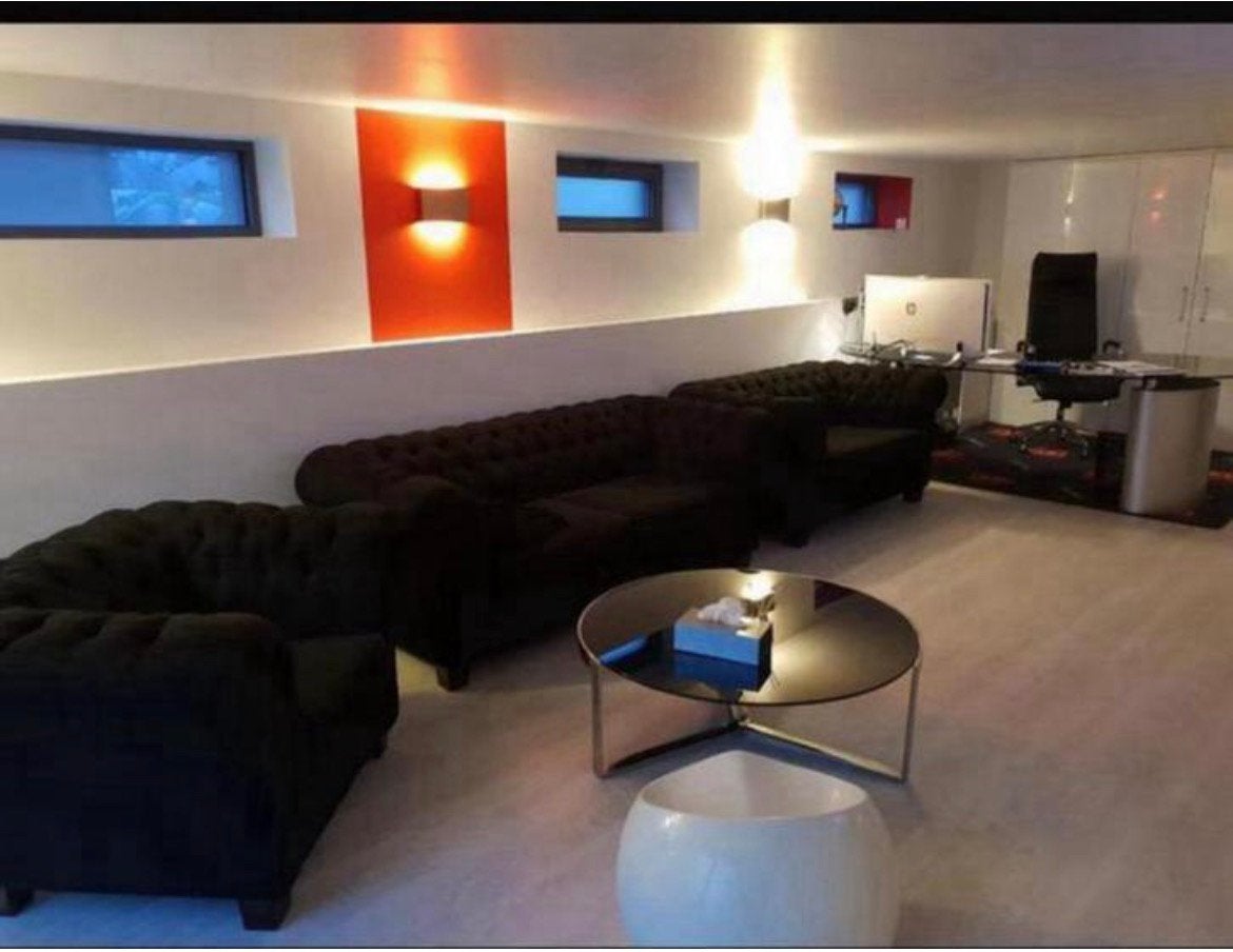 Chesterfield Zetel 3-ledig Set, Huis en Inrichting, Ophalen, Overige maten, Chesterfield, Zo goed als nieuw