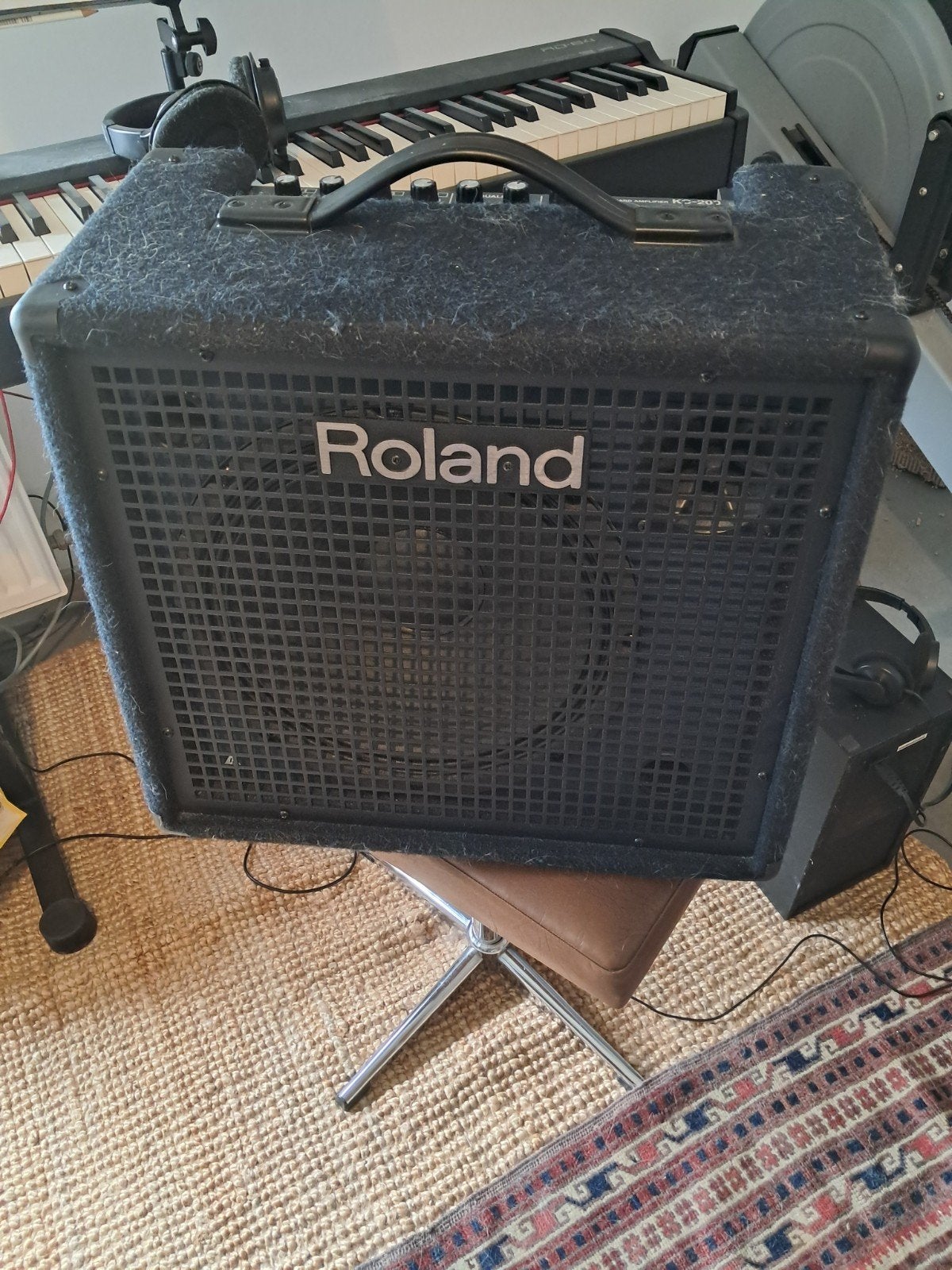 Roland KC 200 Keyboard Versterker 100w, Muziek en Instrumenten, Ophalen, Keyboardversterker