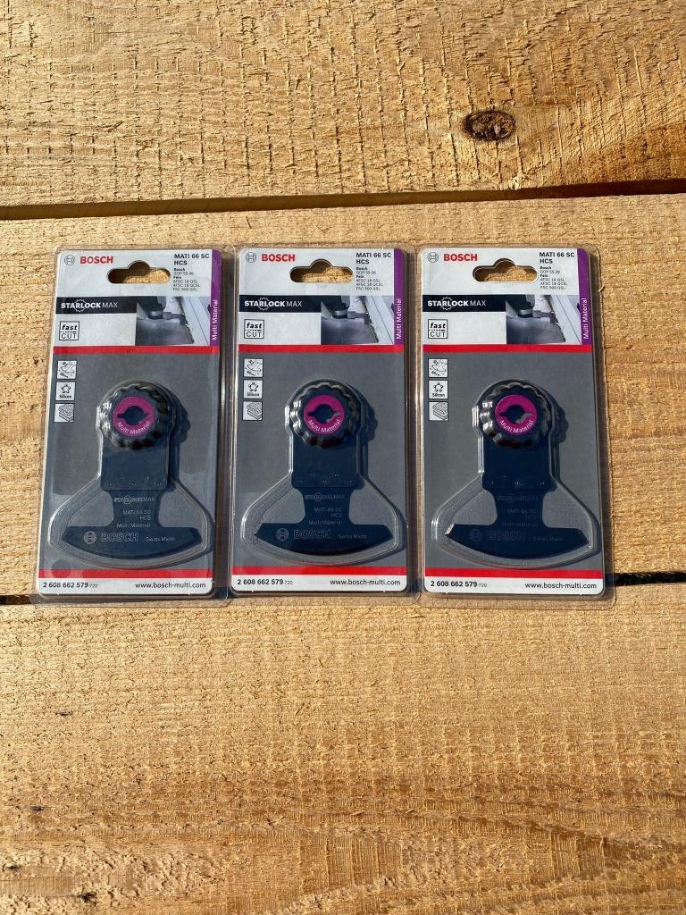 multitool opzetstukken van Bosch, Ophalen, Nieuw