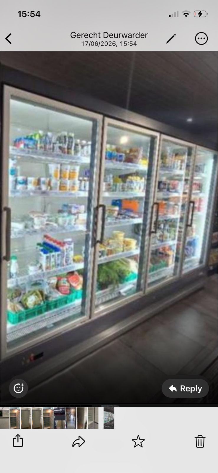Glass freezer 4 doors, Enlèvement