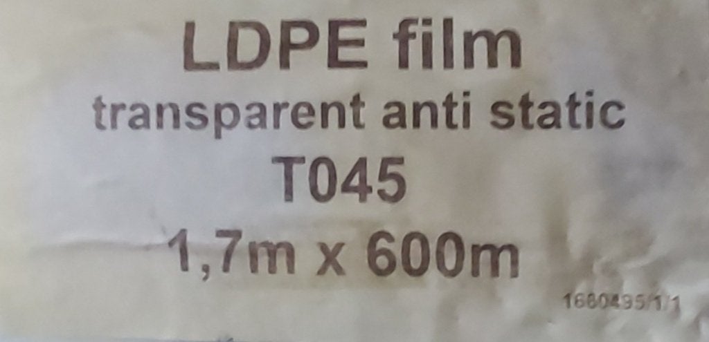 2 rollen LDPE bouwfolie. T045., Doe-het-zelf en Bouw, Ophalen, Nieuw, 15 m² of meer, Folie