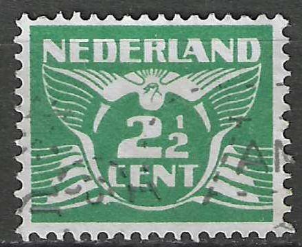 Pays-Bas 1926-1928 - Yvert 169 - Pigeon volant (ST), Envoi, Affranchi