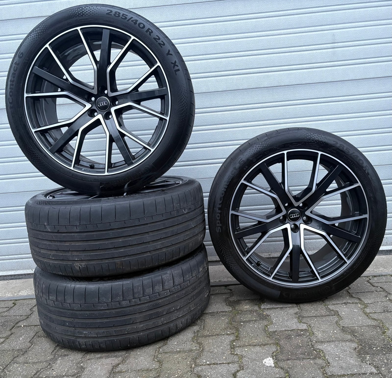 Originele 22'' Audi Q8/ SQ8/ RSQ8 Audi Sport 4M8601025Q, Auto-onderdelen, Banden en Velgen, Ophalen, Gebruikt, 285 mm, Banden en Velgen