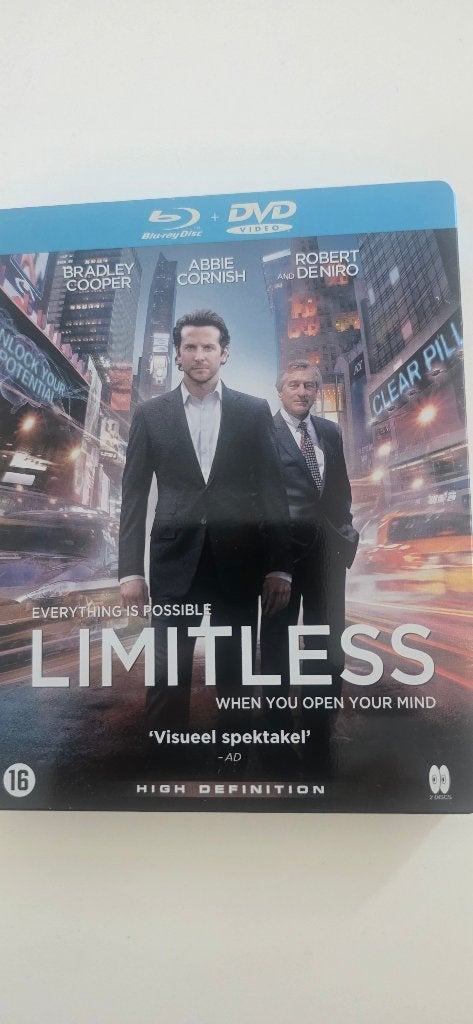 BR Steelbook - Limitless, CD & DVD, Blu-ray, Enlèvement ou Envoi, Comme neuf, Thrillers et Policier