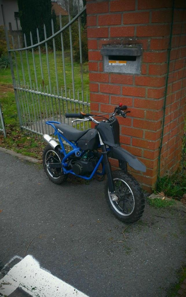 pitbike 50cc, Fietsen en Brommers, Minibikes, Midibikes en Pitbikes, Ophalen, Gebruikt, Nitro, 49 cc