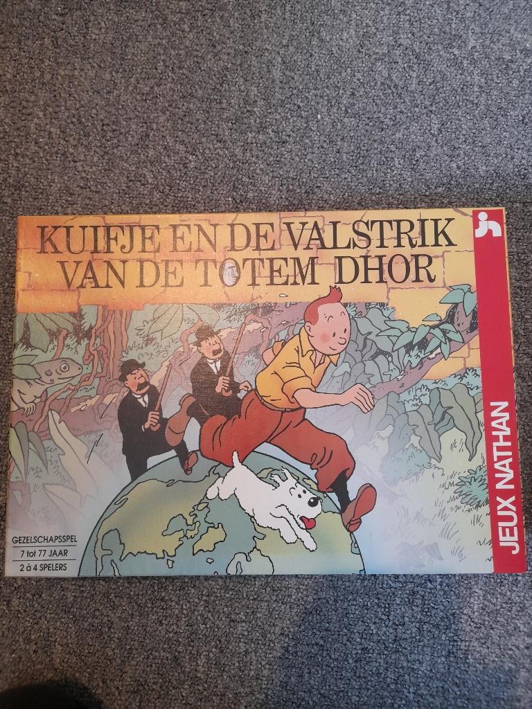Kuifje en de valstrik...(gezelschapsspel), Collections, Personnages de BD, Enlèvement ou Envoi, Tintin, Comme neuf