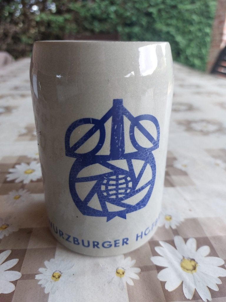 Bierpot Würzburger Hofbräu, Ophalen of Verzenden, Gebruikt, Pul(len), Overige merken