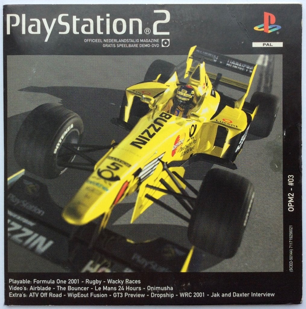 Playstation 2 - Demo Nederlandstalig magazine, 2 joueurs, Comme neuf, Course et Pilotage, À partir de 3 ans
