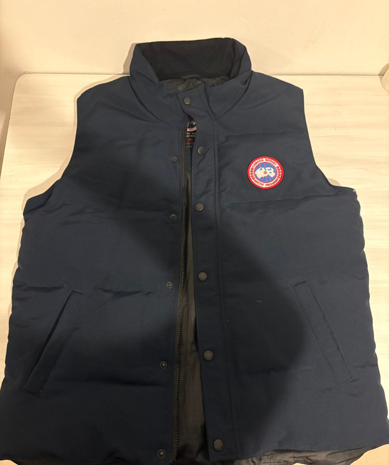 Canada Goose bodywarmer, Enlèvement, Comme neuf, Taille 46 (S) ou plus petite, Bleu