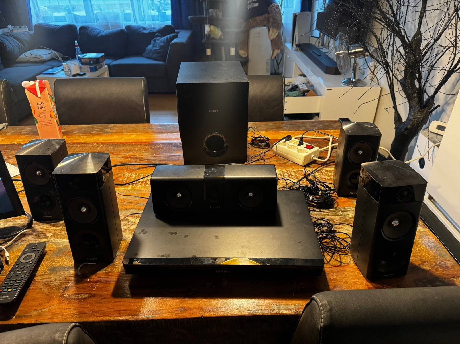 Philips Home Cinema 1000W, Muziek en Instrumenten, Dj-sets en Draaitafels, Zo goed als nieuw, Ophalen of Verzenden
