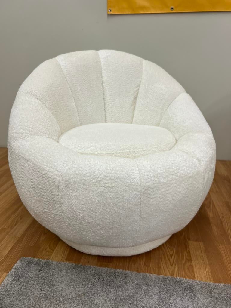 Fauteuil 2 Bouclé (Overstock - neuf) /SofaCycle, Neuf, Enlèvement ou Envoi, SofaCycle, Tissus