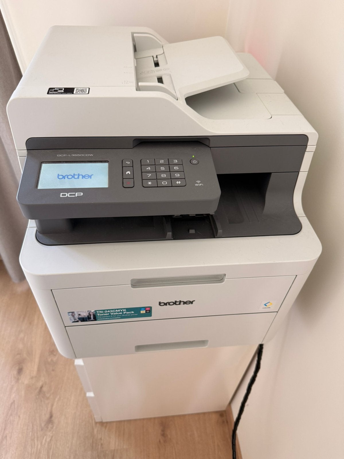 Brother toner printer DCP-L3550CDW incl toner, Ophalen, Printer, Draadloos, Zo goed als nieuw