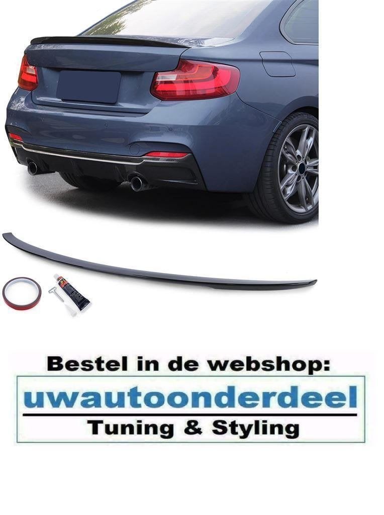Spoiler Achterklep Voor Bmw 2 Serie F22 F23 Coupe Glans Zwar, Envoi