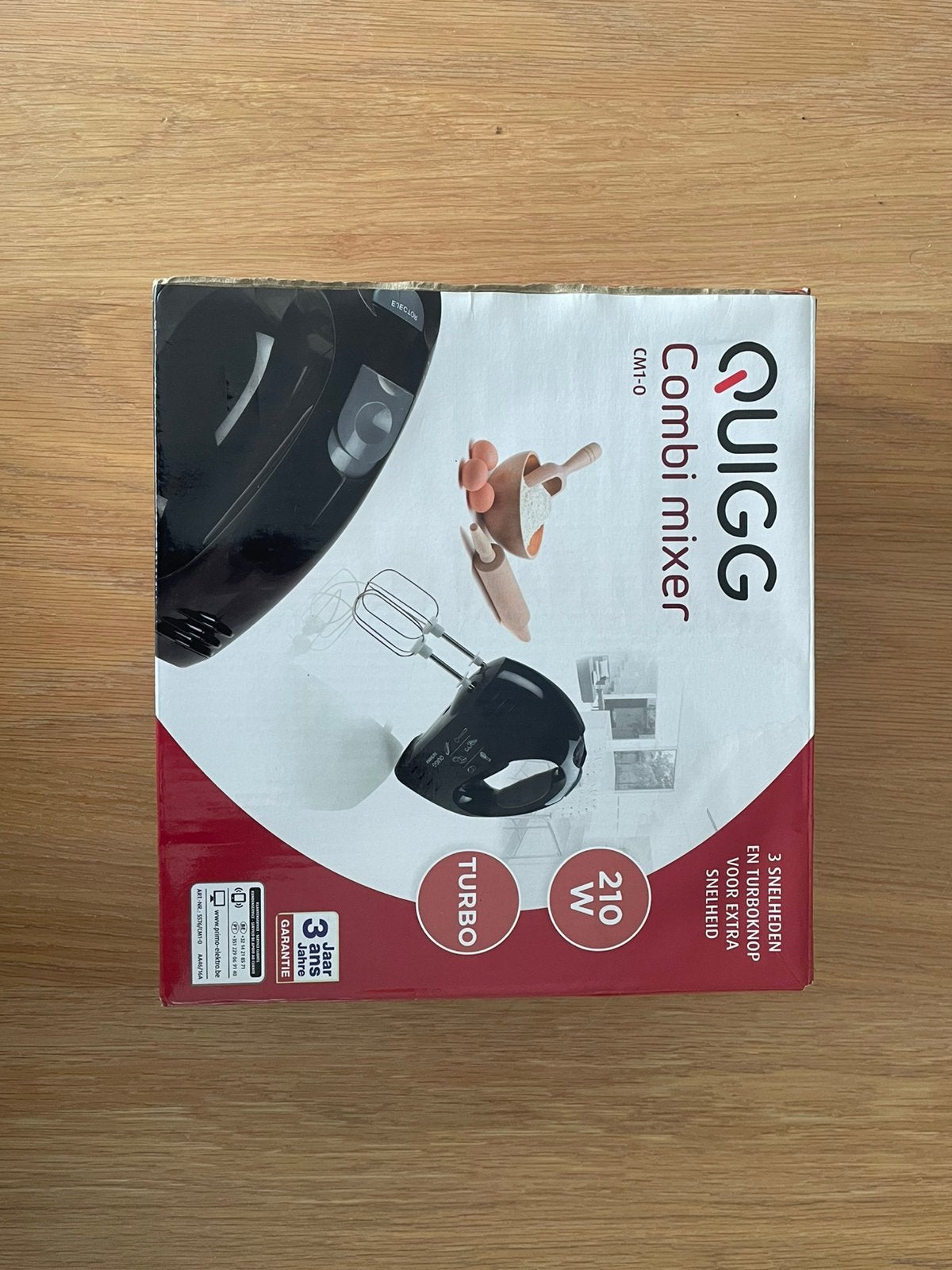 Keukenmixer - Combi mixer Quigg, Ophalen of Verzenden, Zo goed als nieuw, 3 snelheden of meer