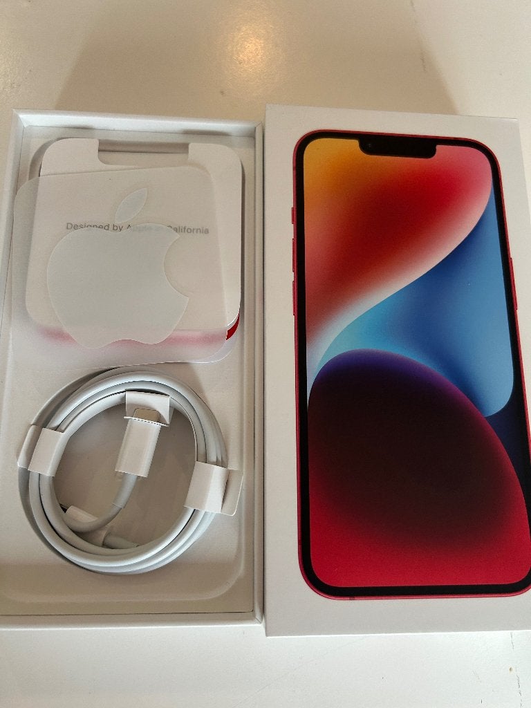iPhone 14 128g rouge à vendre, Telecommunicatie, Mobiele telefoons | Apple iPhone, Zo goed als nieuw, 128 GB, Zonder abonnement