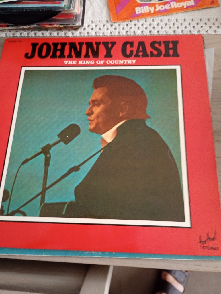Johnny Cash - The king of country ( dubbel lp ), Enlèvement ou Envoi, Pochette photo, Utilisé, Country