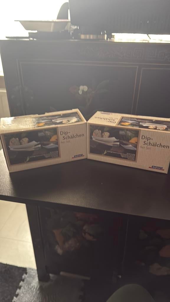 Dipschaaltjes voor sauzen of hapjes, Enlèvement