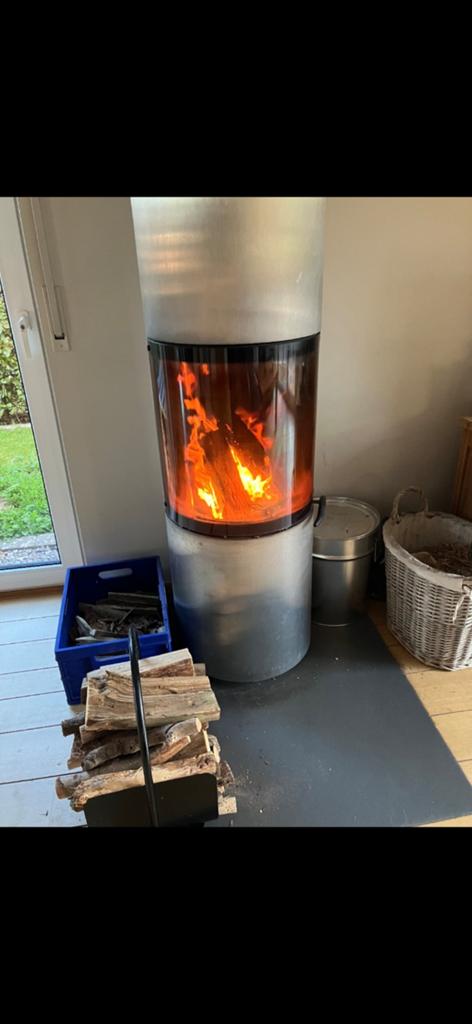 houtkachel, Huis en Inrichting, Kachels, Ophalen, Gebruikt, Houtkachel, Vrijstaand
