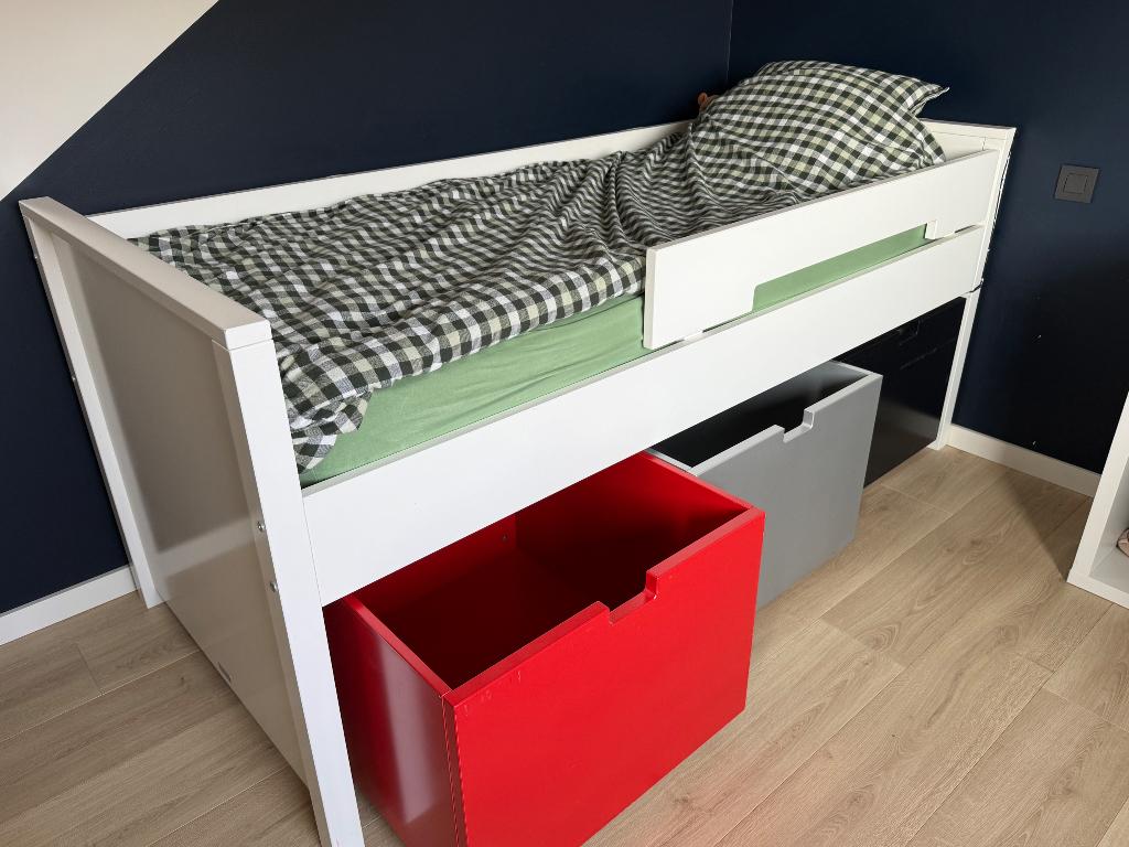 Chambre pour jeunes Bed Bopita, 100 cm, Queen size, Comme neuf, Enlèvement