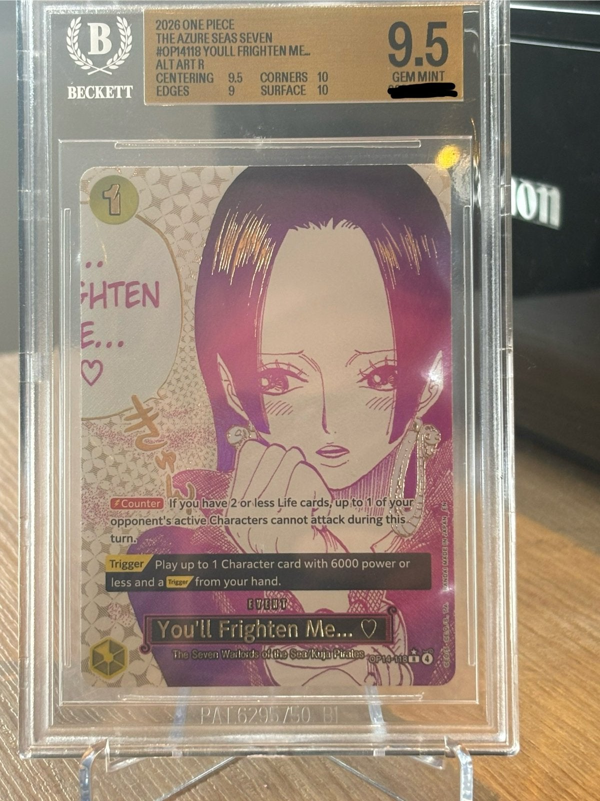 2026 One Piece Azure Sea's Seven You'll Frighten Me..., Hobby & Loisirs créatifs, Jeux de cartes à collectionner | Autre, Enlèvement