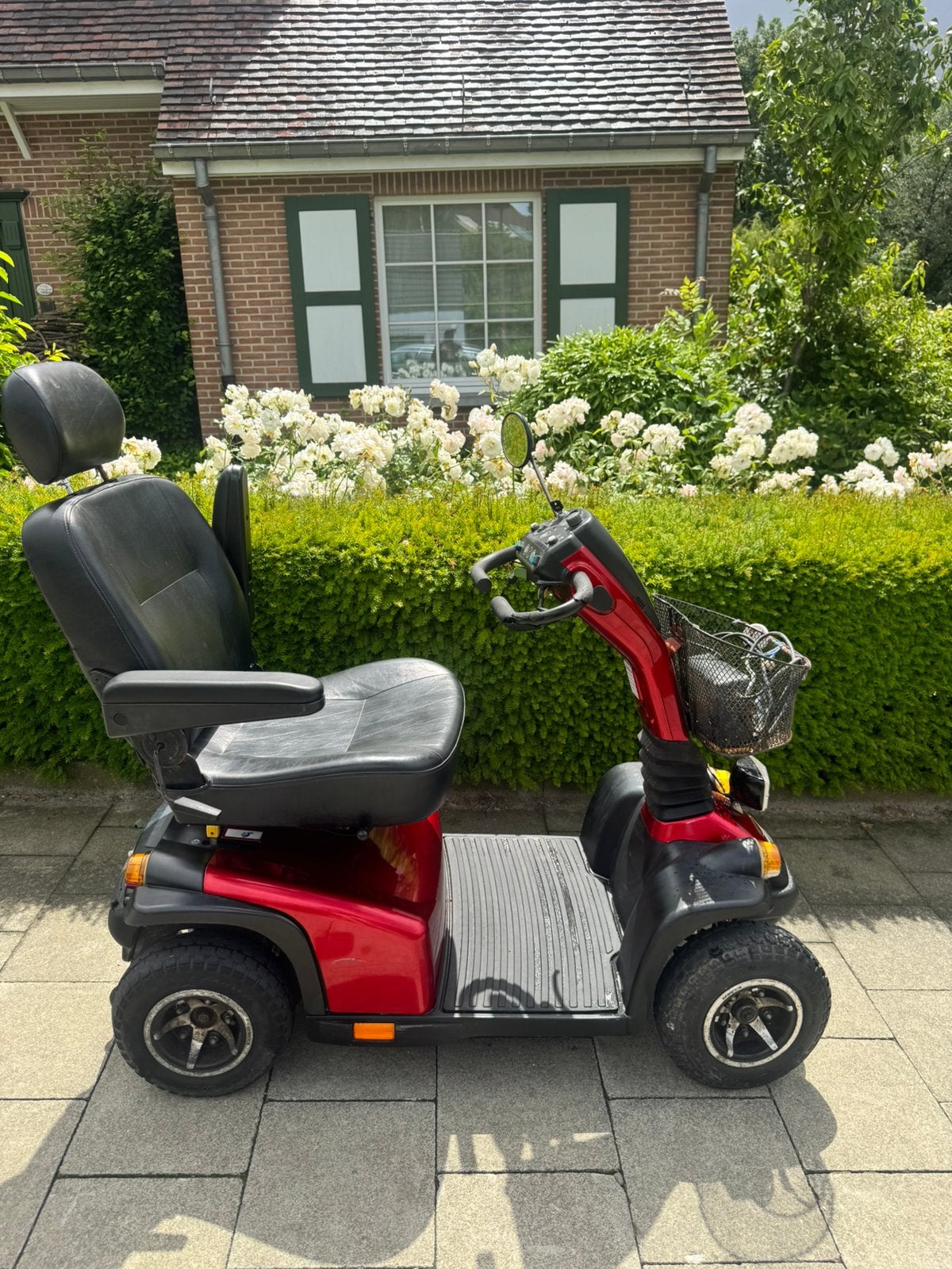 Robuuste Scootmobiel PractiComfort Cyclone 15 Scootmobiel, Ophalen of Verzenden, Inklapbaar, Zo goed als nieuw, Elektrische rolstoel