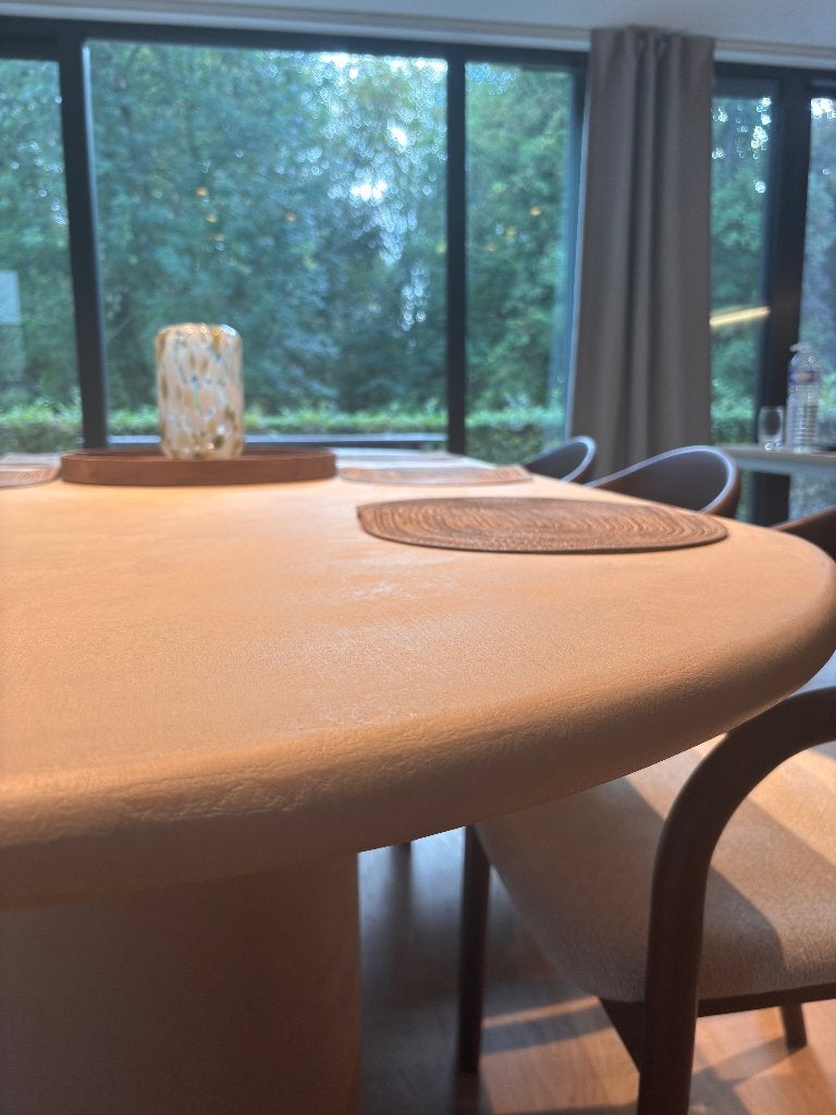 Mortex Eettafel Sandlight, Huis en Inrichting, Mortex, 100 tot 150 cm, Ophalen of Verzenden, Vijf personen of meer