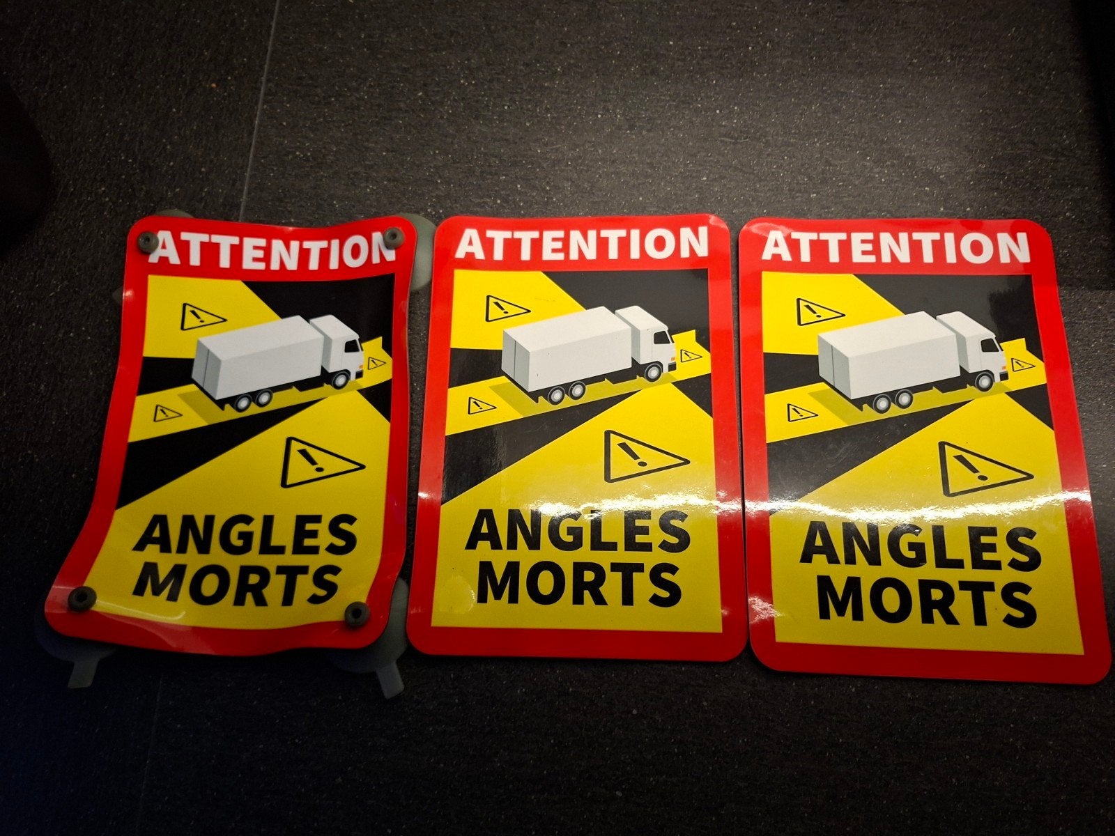 Magnetische stickers "ANGLES MORTS ", Caravans en Kamperen, Ophalen of Verzenden, Zo goed als nieuw