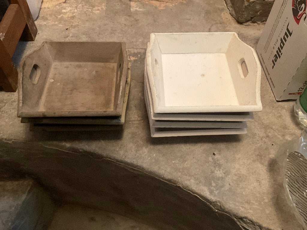 Houten schaaltjes, Huis en Inrichting, Ophalen, Gebruikt, Schaal