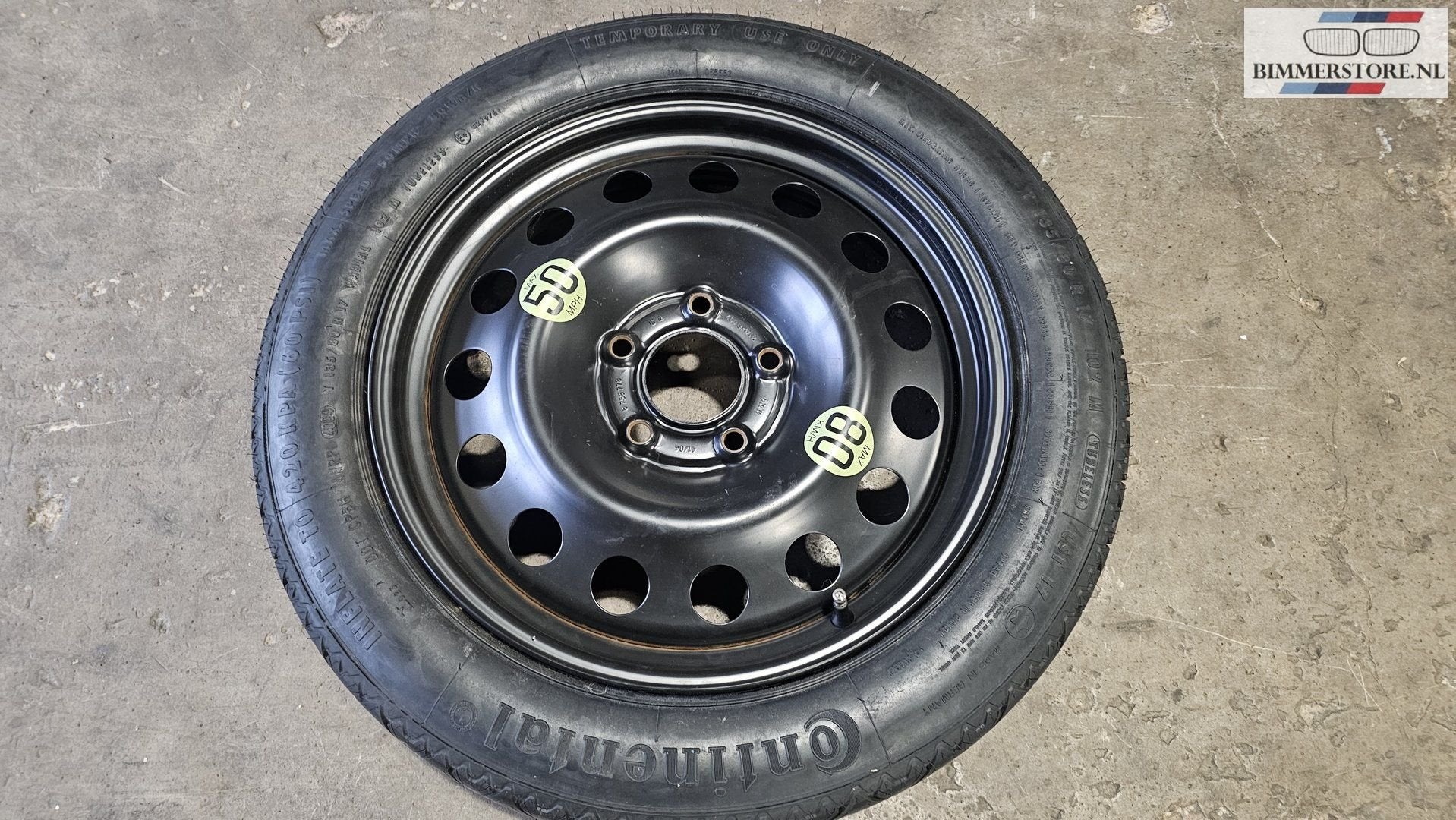 Reservewiel thuiskomer 17 inch BMW 5 / X3 serie E60 E61 E83, Auto-onderdelen, Ophalen, Gebruikt, -, -