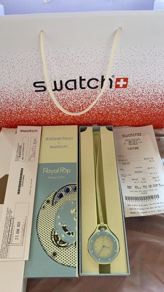 Audemars Piguet & Swatch style Blaue Acht, Bijoux, Sacs & Beauté, Montres | Femmes, Neuf, Montre-bracelet, Swatch, Autres matériaux