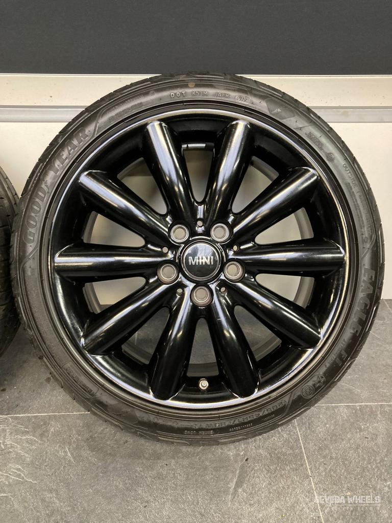 17” originele Mini Cooper / S / One / Cabrio velgen + banden, Auto-onderdelen, Banden en Velgen, Gebruikt, -, -, Banden en Velgen