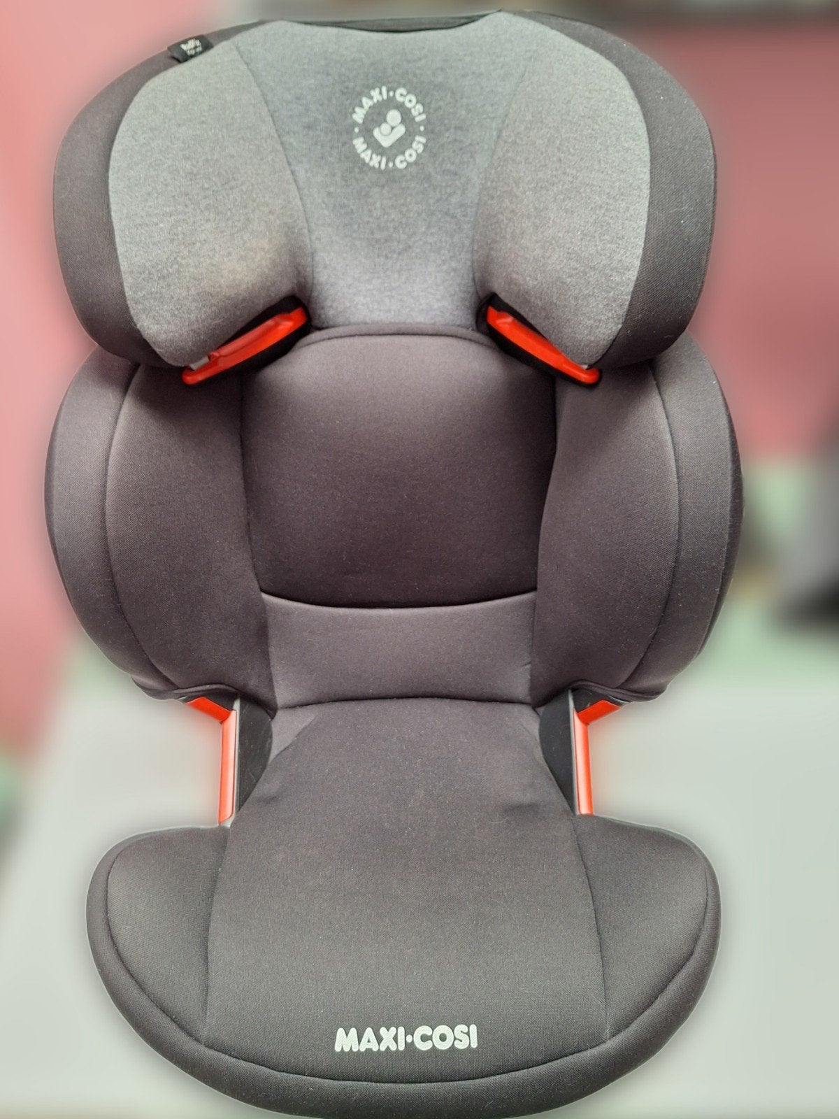 Maxi-cosi Rodifix autostoel groep 2/3 zwart-grijs!, Ophalen, Autogordel of Isofix, Gebruikt, 15 t/m 36 kg