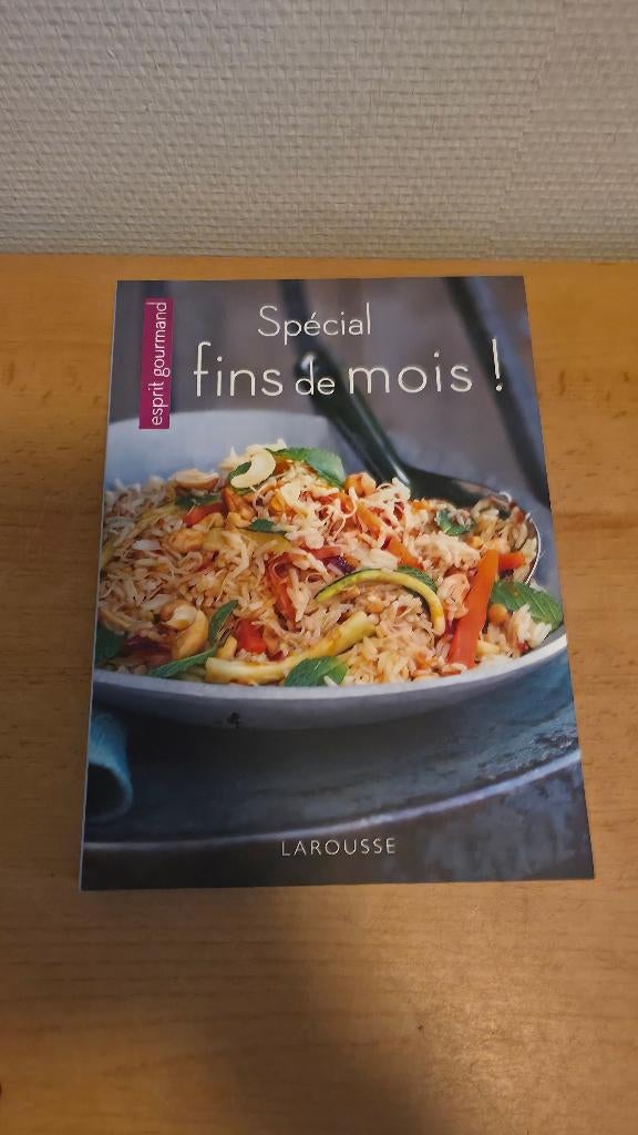 Livre de recette "fin de mois", Boeken, Kookboeken, Ophalen, Zo goed als nieuw, Hoofdgerechten, Gezond koken