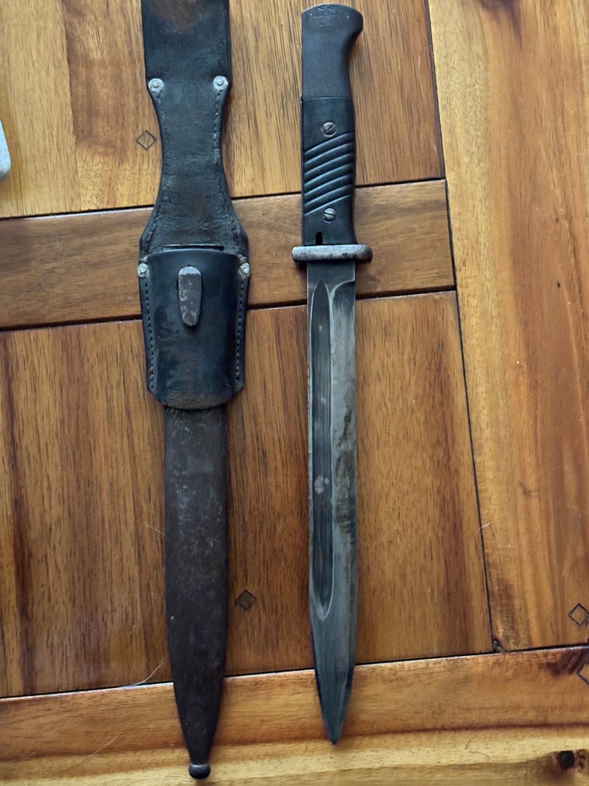 Bayonet K98 mauser, Ophalen