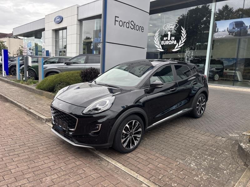 Ford Puma TITANIUM X MHEV Ecoboost AUT OC3806 *26183*, Auto's, Ford, Automaat, Puma, Zwart, 124 pk