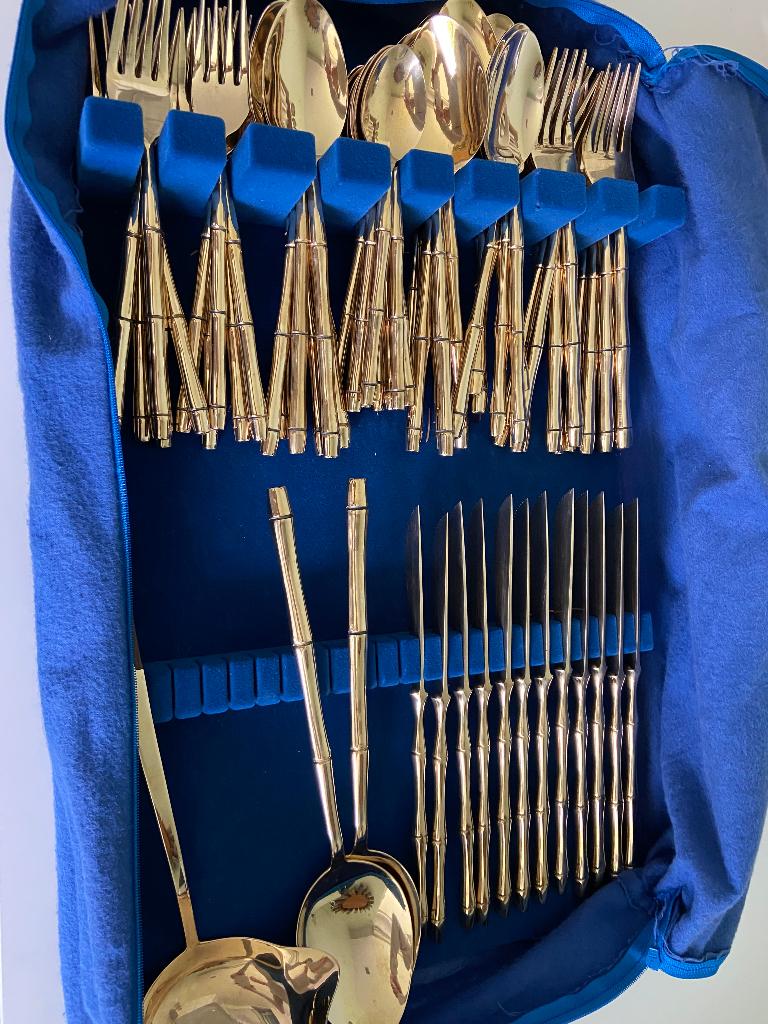 Couverts Thaï, Maison & Meubles, Enlèvement, Comme neuf, Autres matériaux, Ensemble de couverts