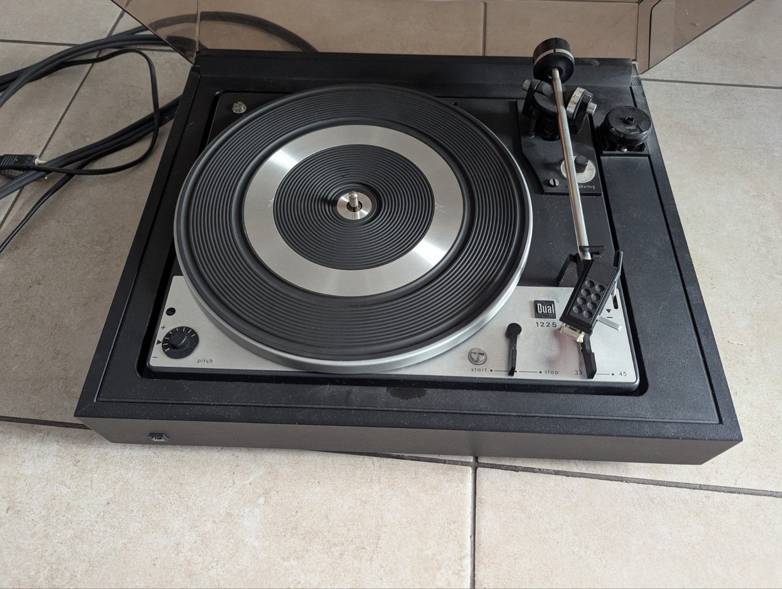 Dual 1225 platenspeler om te restaureren, Audio, Tv en Foto, Ophalen, Automatisch, Platenspeler, Niet werkend