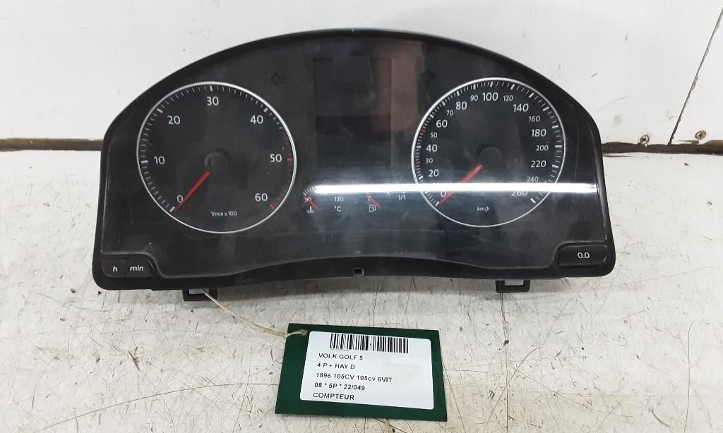 KM TELLER Volkswagen Golf V (1K1) (1K0920864B), Auto-onderdelen, Dashboard en Schakelaars, Volkswagen, Gebruikt