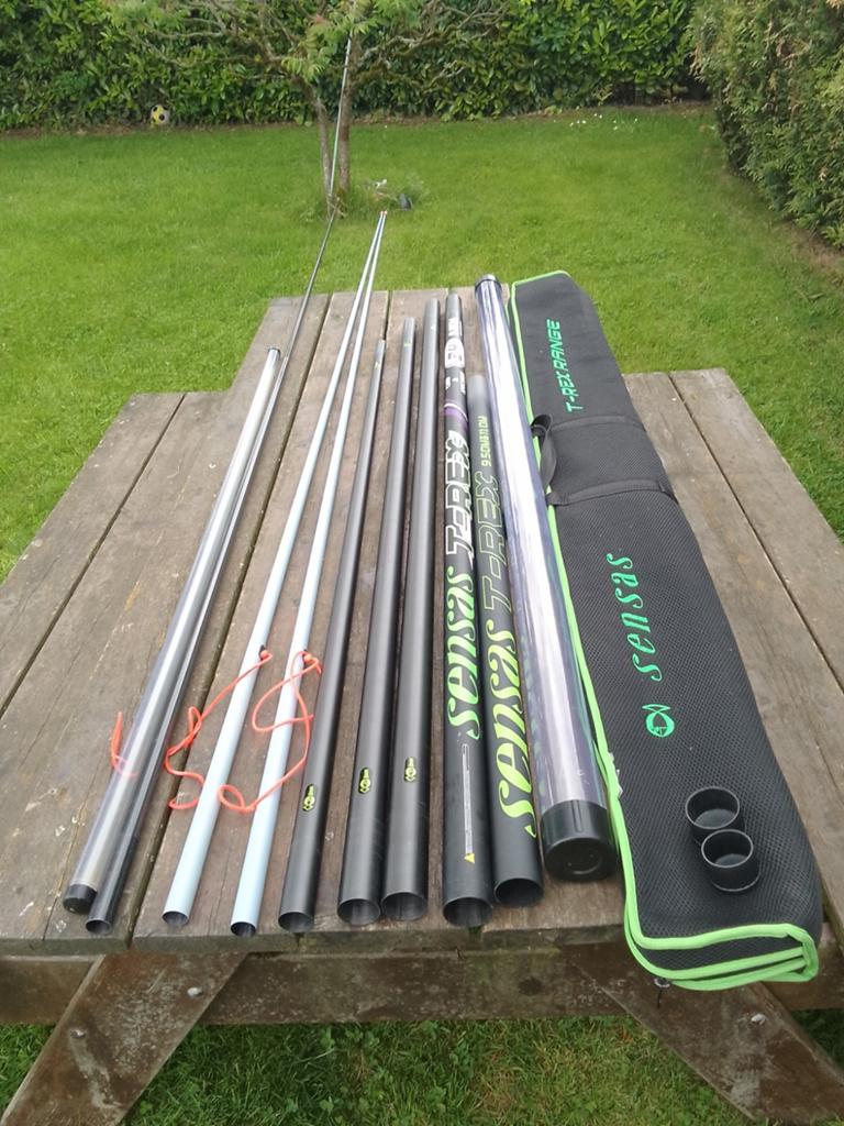 Canne au coup SENSAS T-Rex 34 de 9, 50m+1kit +1kit coupelle, Enlèvement