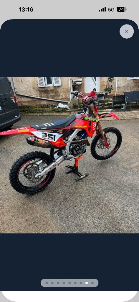 450 crf 2022 équiper, Moto de cross, 450 cm³, Manuelle, Neuf